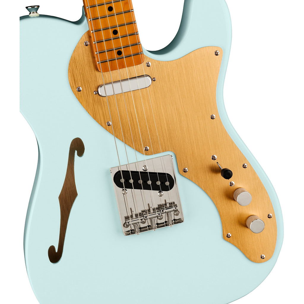 Squier Limited-Edition Classic Vibe '60s Telecaster Thinline Maple Fingerboard Electric Guitar Sonic Blue