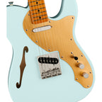 Squier Limited-Edition Classic Vibe '60s Telecaster Thinline Maple Fingerboard Electric Guitar Sonic Blue