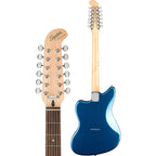 Squier Paranormal Jazzmaster XII Laurel Fingerboard 12-String Electric Guitar Lake Placid Blue