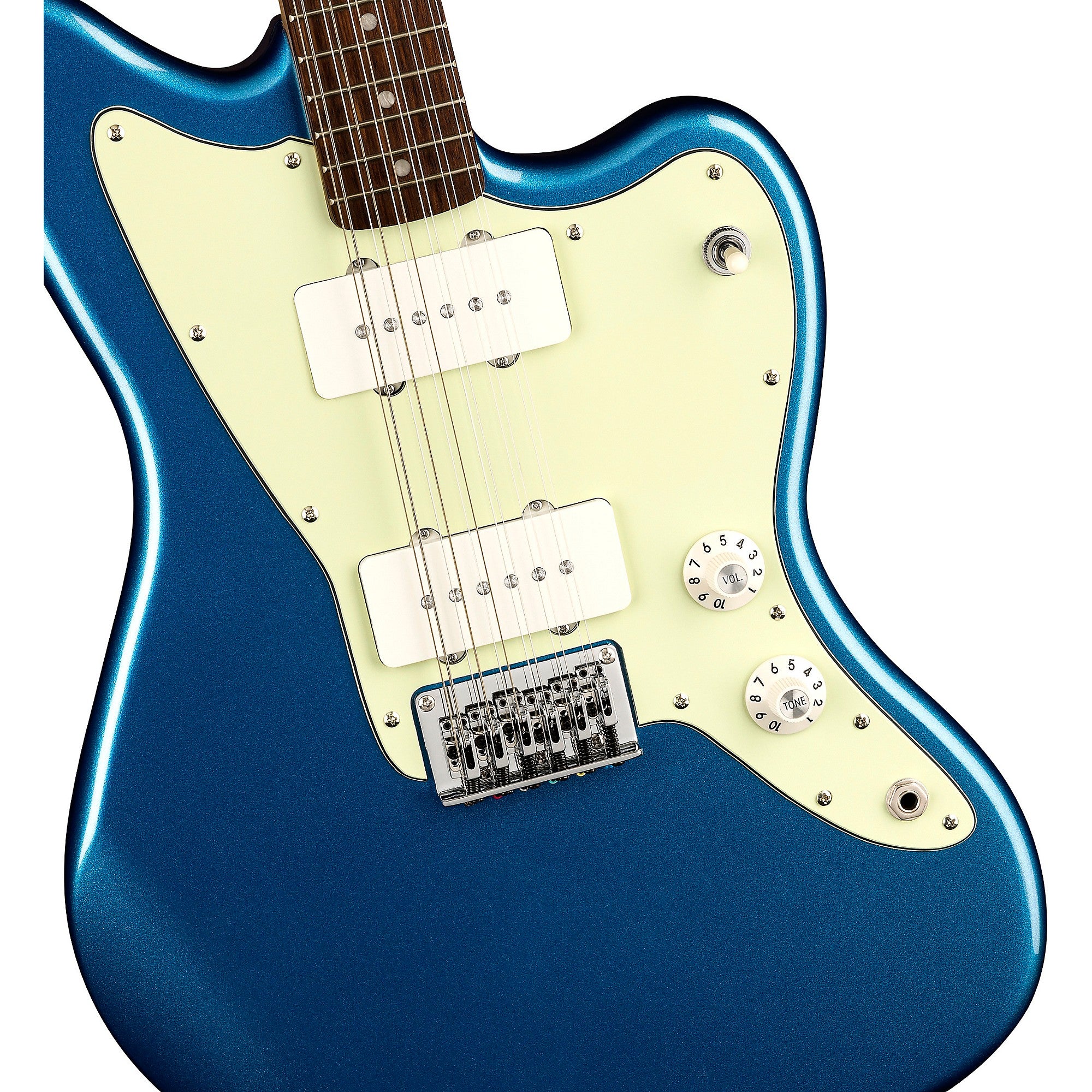 Squier Paranormal Jazzmaster XII Laurel Fingerboard 12-String Electric Guitar Lake Placid Blue
