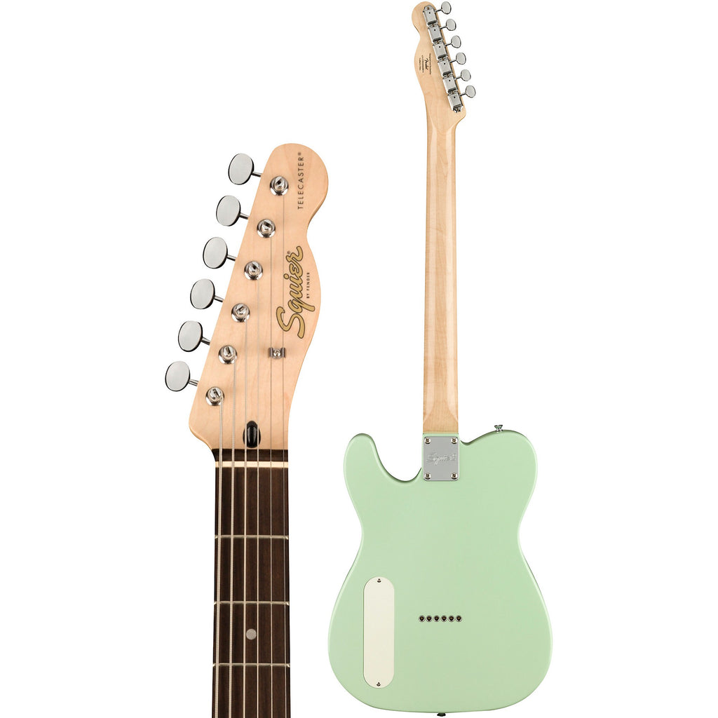 Squier Paranormal Series Baritone Cabronita Telecaster Electric Guitar Surf Green