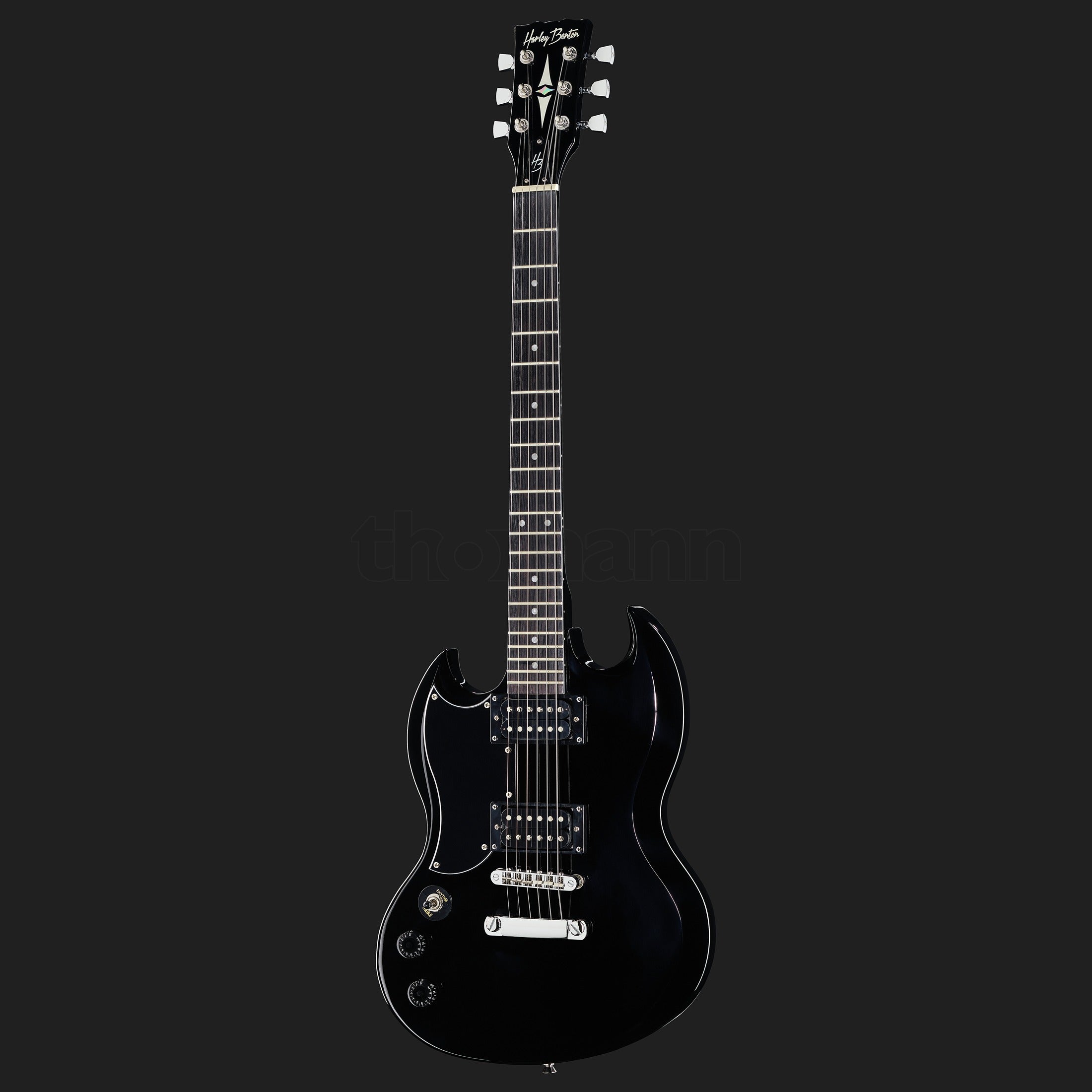 Harley Benton DC-200LH BK Student Series