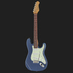 Harley Benton ST-62CC Lake Placid Blue