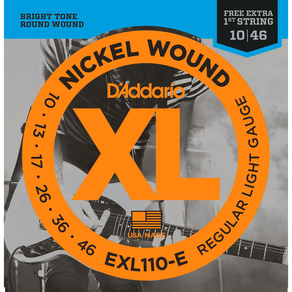 D'Addario EXL110 - Light Electric Guitar Strings (10-46)