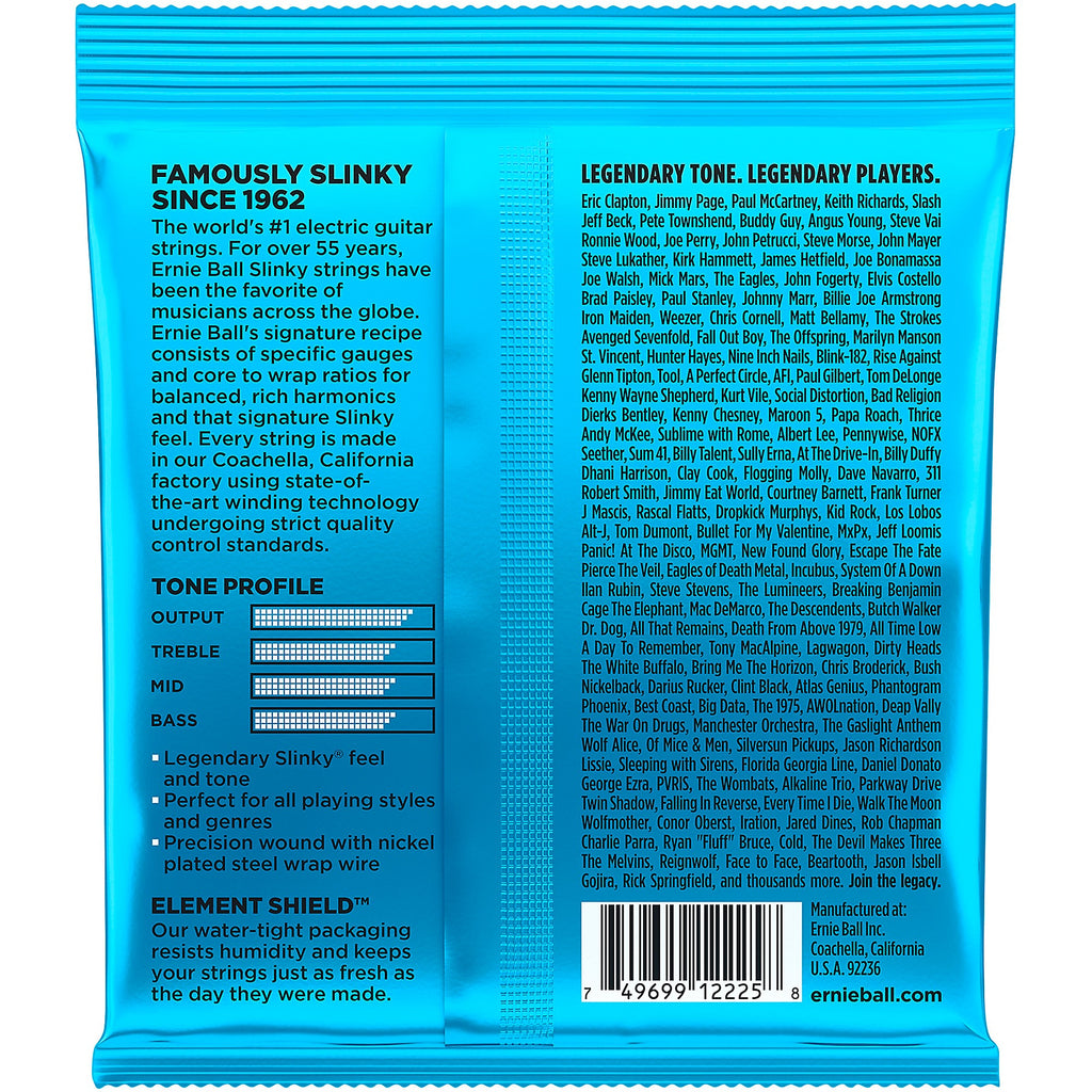 Ernie Ball 2225 Nickel Extra Slinky Electric Guitar Strings
