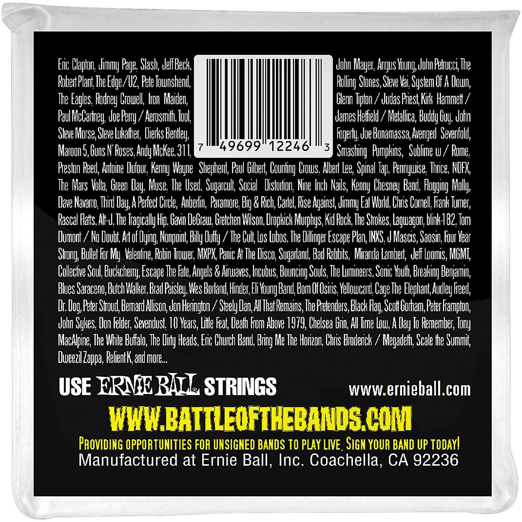 Ernie Ball 2246 Stainless Steel Regular Slinky Electric Guitar Strings