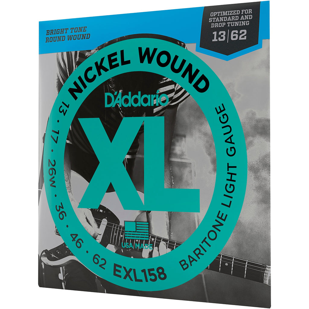 D'Addario EXL158 Light Baritone Electric Guitar Strings