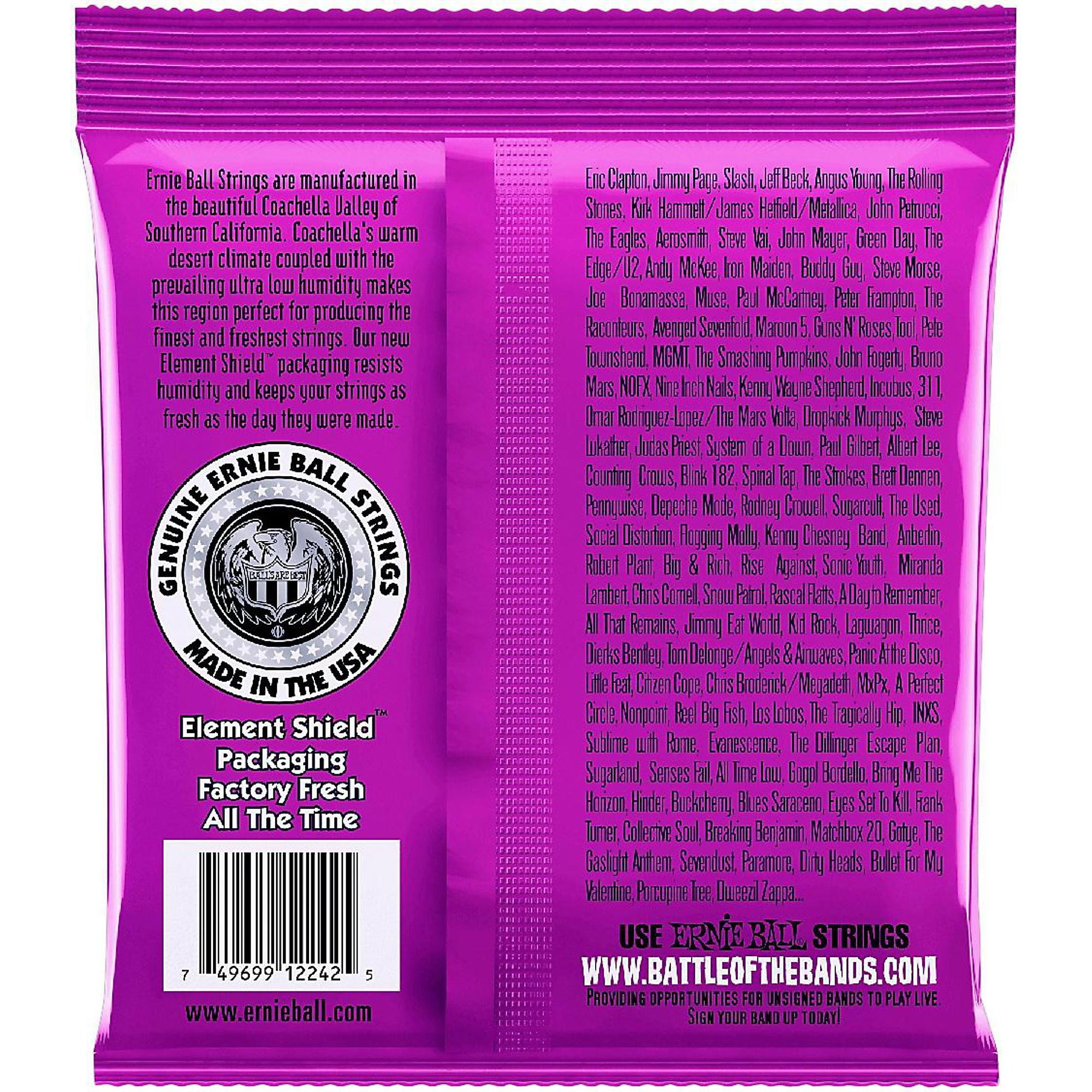 Ernie Ball 2242 Power Slinky RPS 11 Electric Guitar Strings