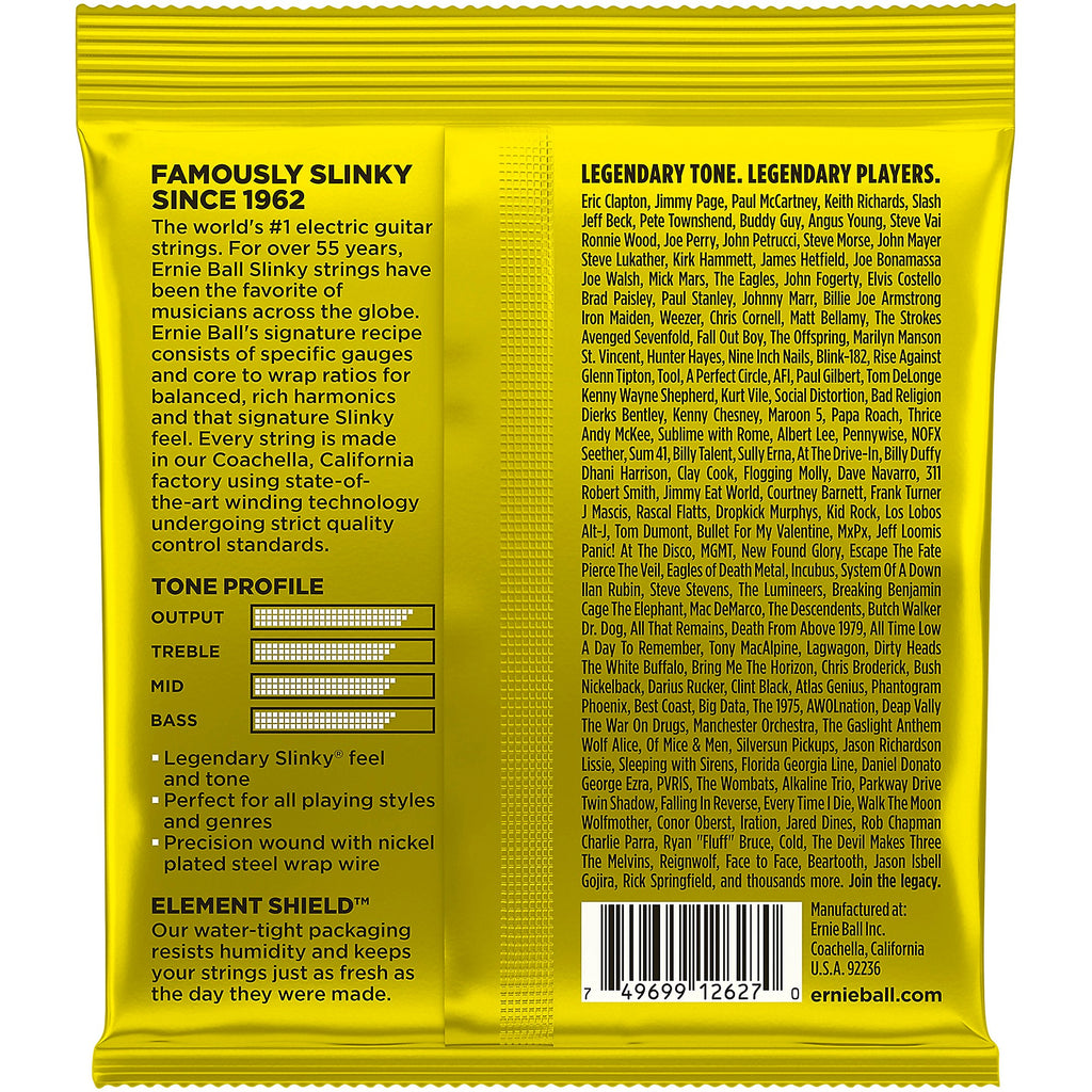 Ernie Ball 2627 Nickel Beefy Slinky Drop Tuning Electric Guitar Strings