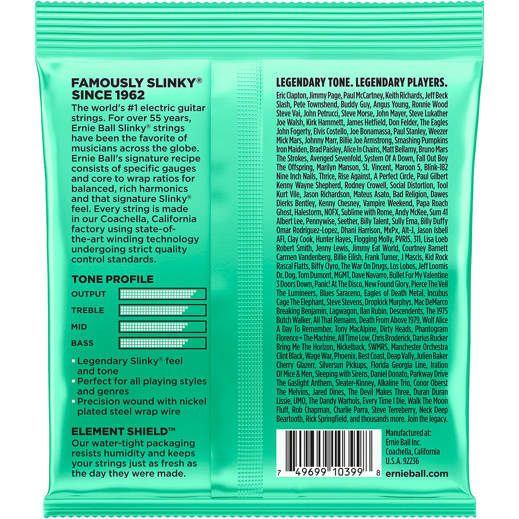 Ernie Ball Hyper Slinky Nickel Wound Electric Guitar Strings 8-42