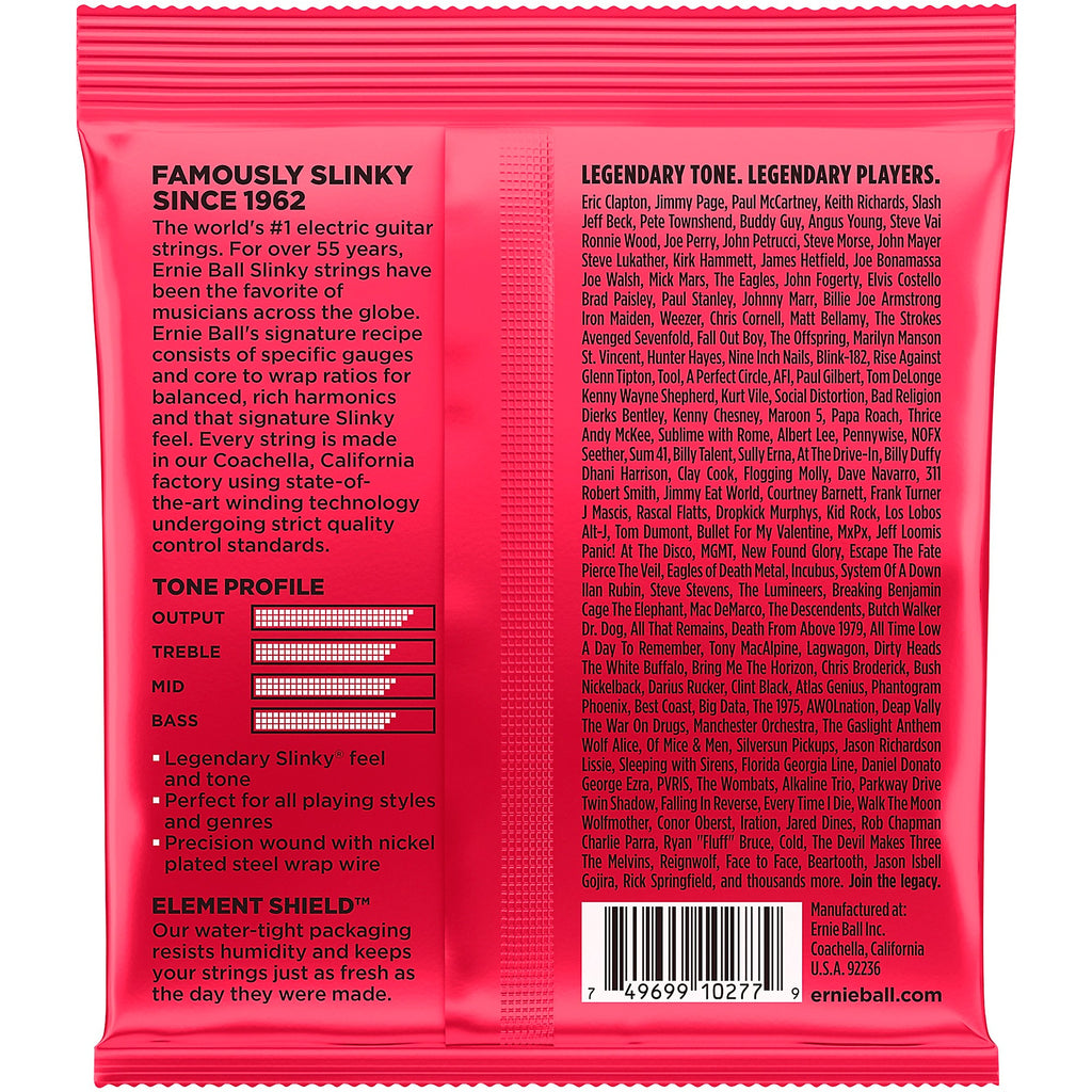 Ernie Ball Burly Slinky Nickel Wound Electric Guitar Strings (11-52)