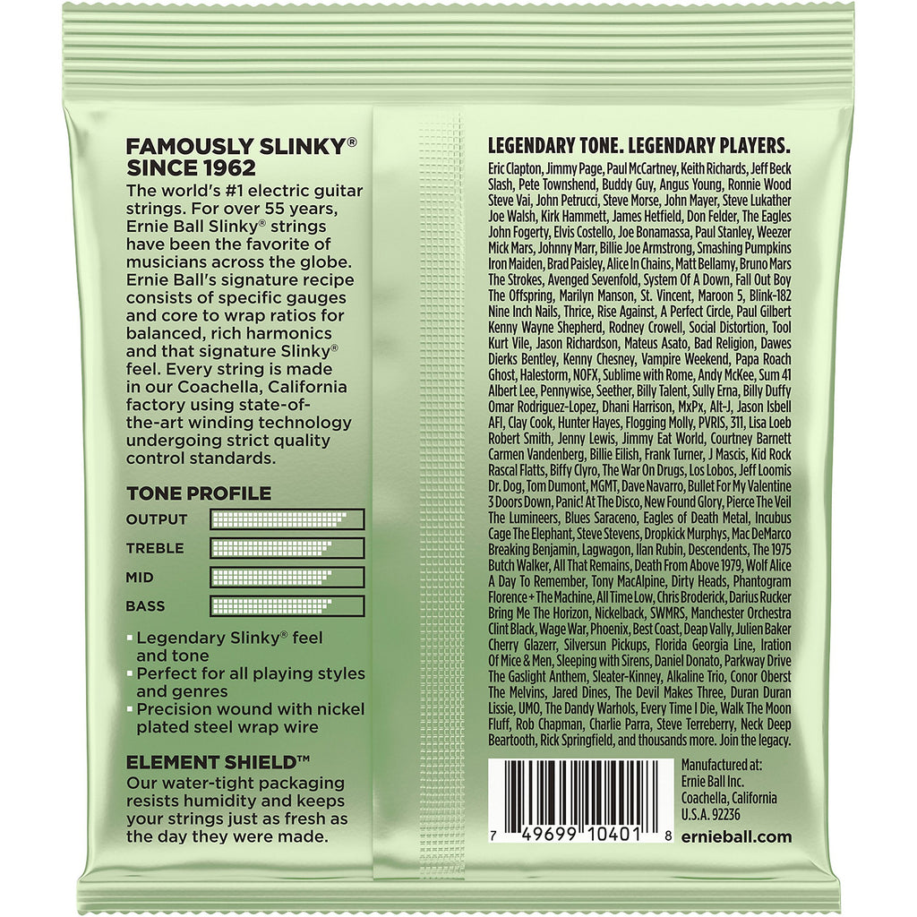 Ernie Ball Mammoth Slinky Nickel Wound Electric Guitar Strings, Gauge 12 - 62