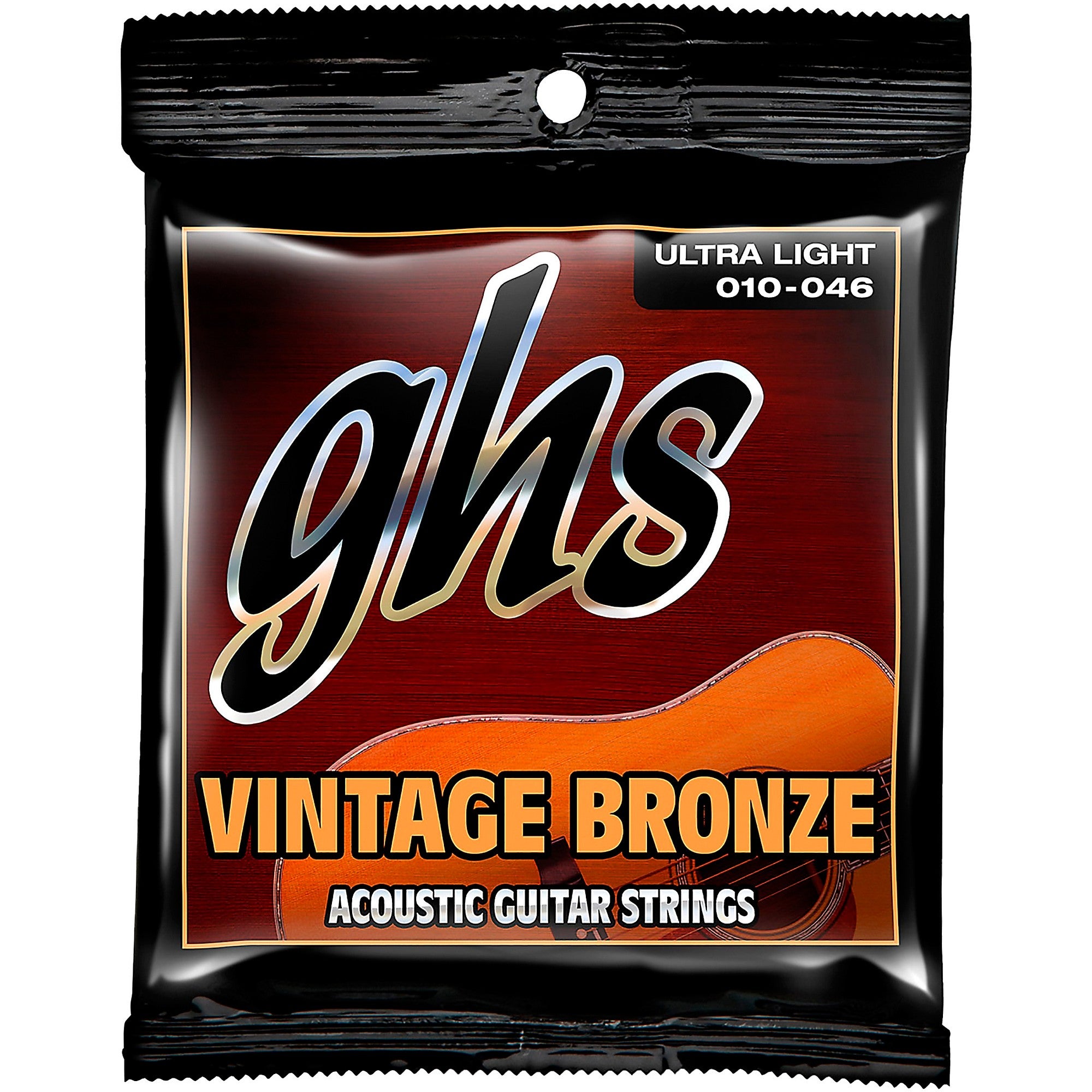 GHS Vintage Bronze 85/15 Acoustic Strings Ultra Light