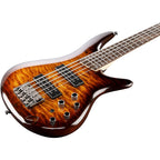 Ibanez SR405EQM Quilted Maple 5-String Electric Bass Guitar Dragon Eye Burst