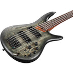 Ibanez SR605E 5-String Electric Bass Guitar Black Stained Burst