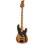 Schecter Guitar Research Model-T Session Electric Bass Guitar Satin Aged Natural