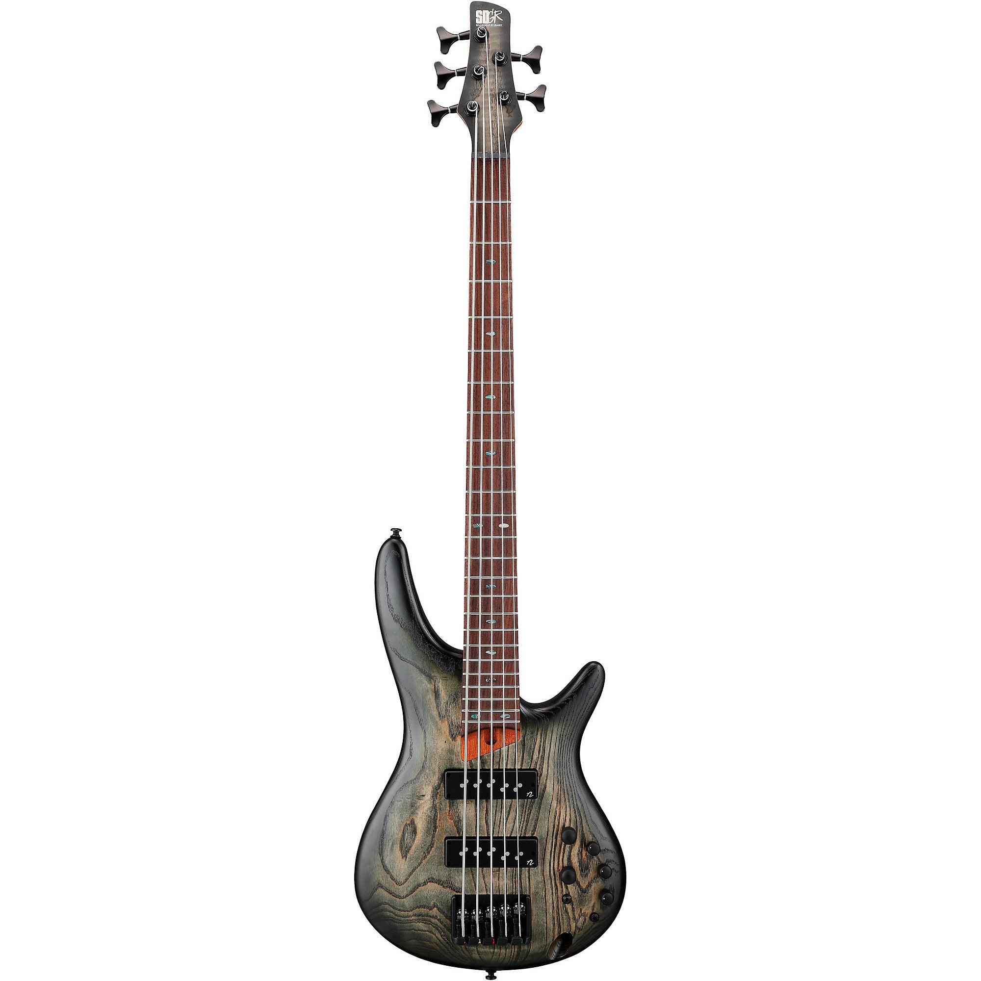 Ibanez SR605E 5-String Electric Bass Guitar Black Stained Burst