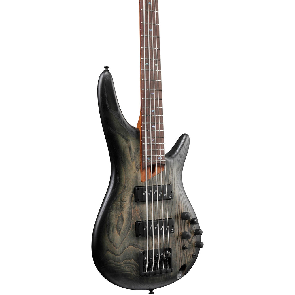 Ibanez SR605E 5-String Electric Bass Guitar Black Stained Burst