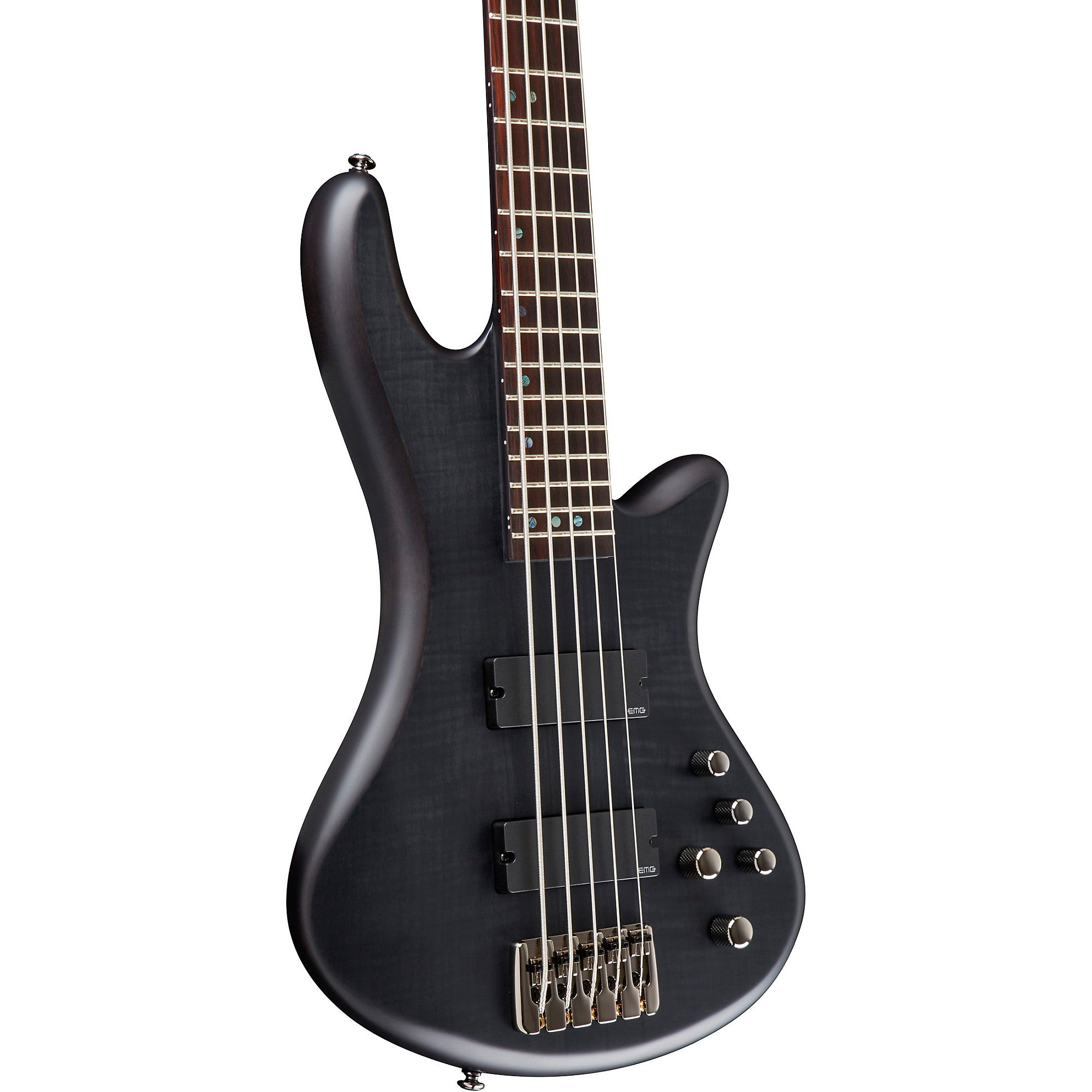 Schecter Guitar Research Stiletto Studio-5 Bass Satin See-Thru Black
