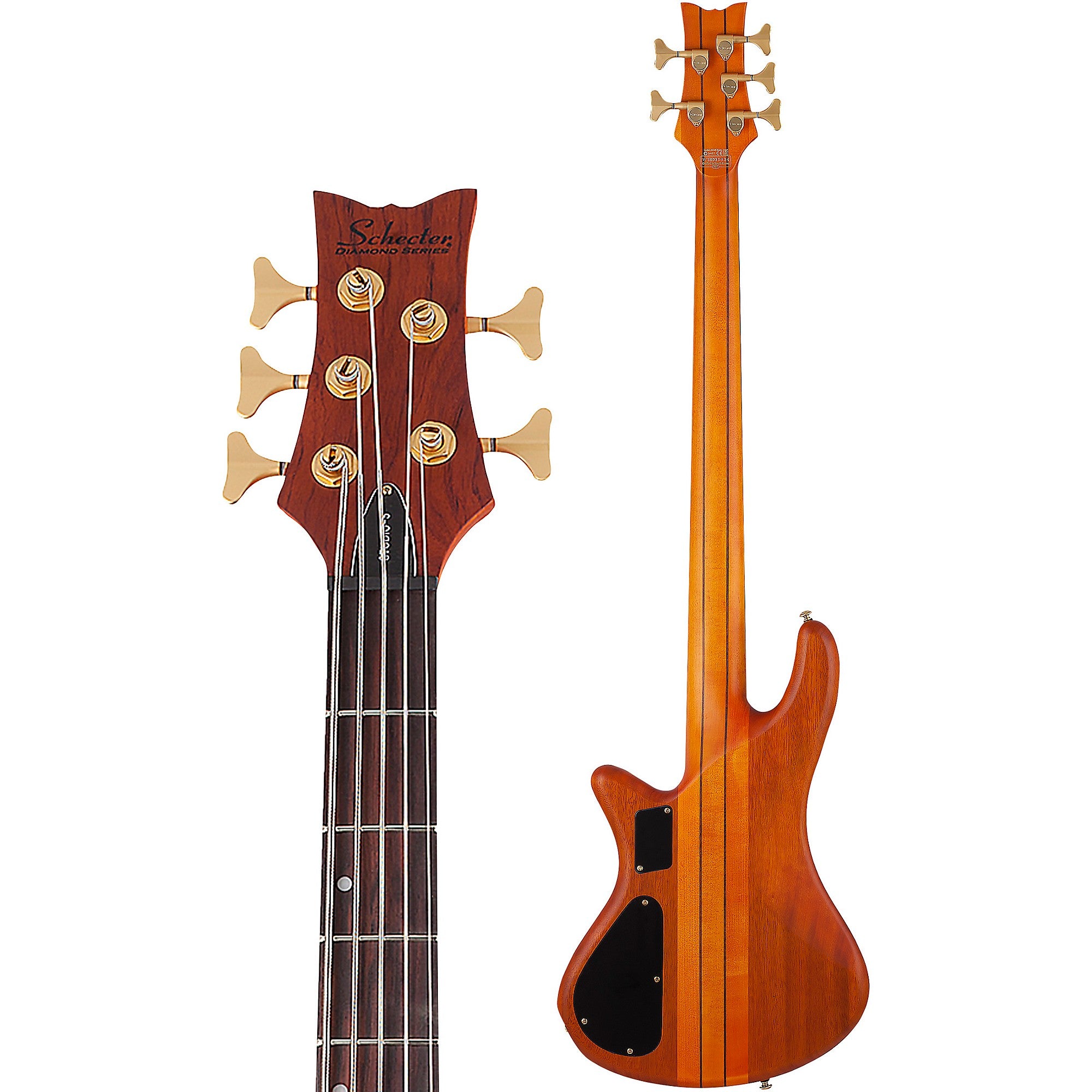 Schecter Guitar Research Stiletto Studio-5 Bass Satin Honey