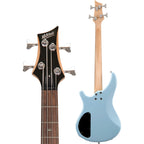 Mitchell MB100 Short-Scale Solidbody Electric Bass Guitar Powder Blue