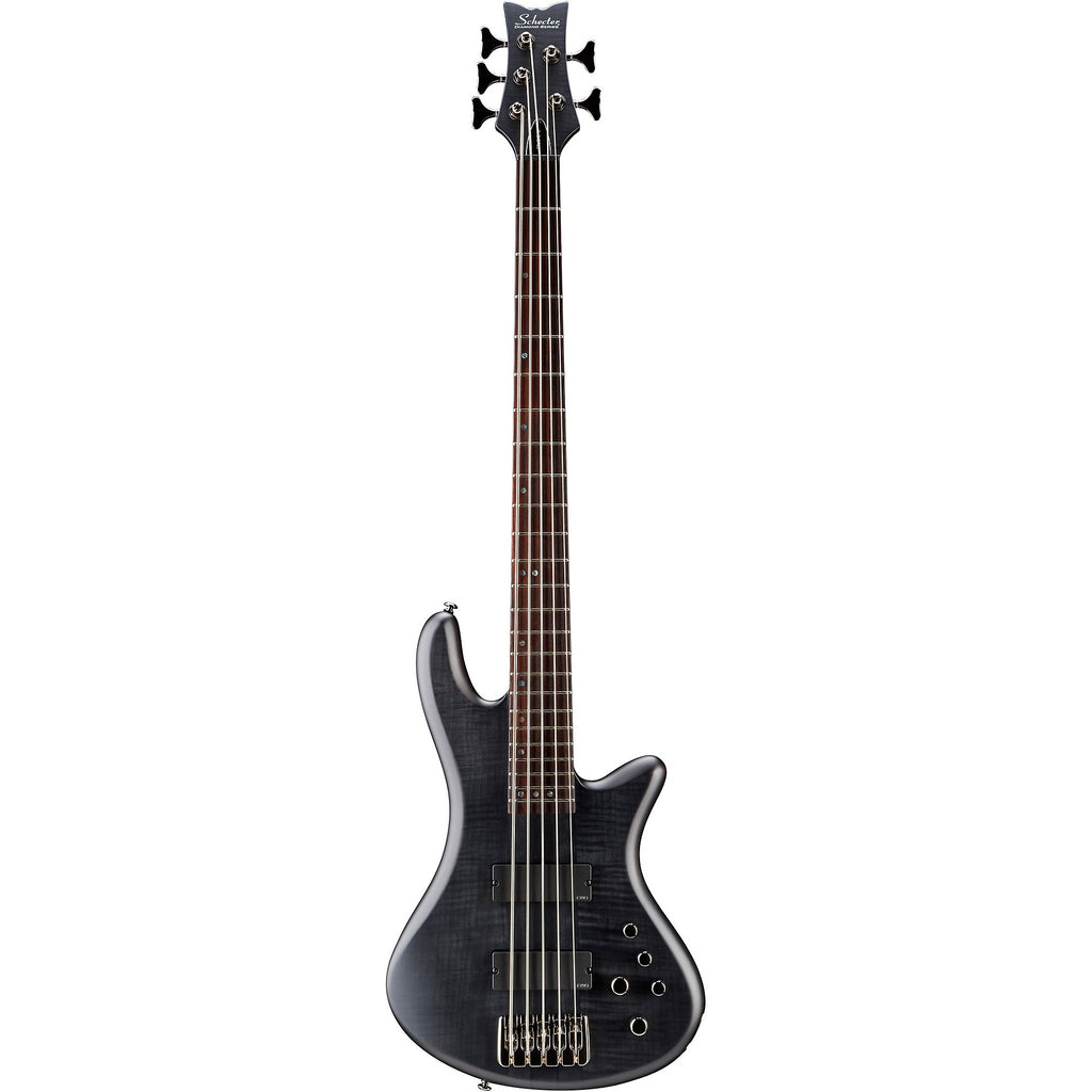 Schecter Guitar Research Stiletto Studio-5 Bass Satin See-Thru Black