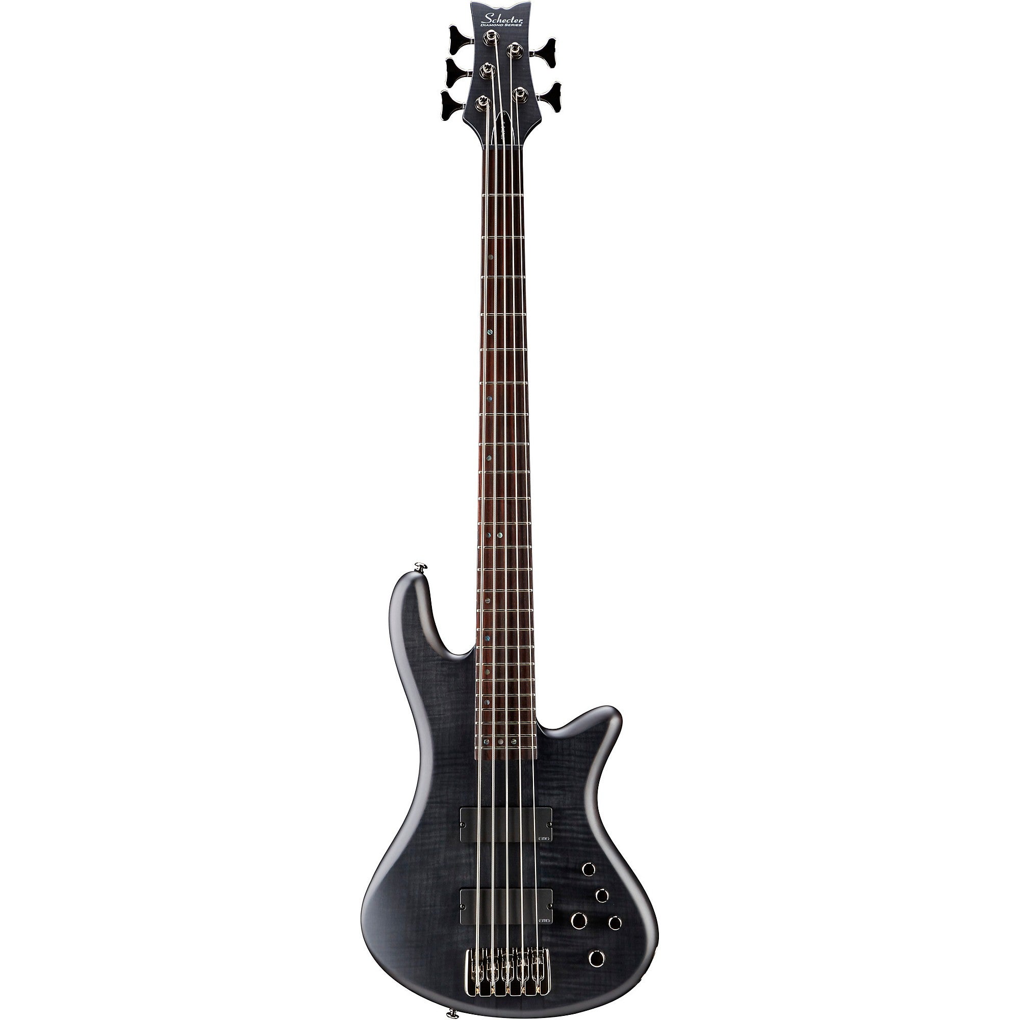 Schecter Guitar Research Stiletto Studio-5 Bass Satin See-Thru Black