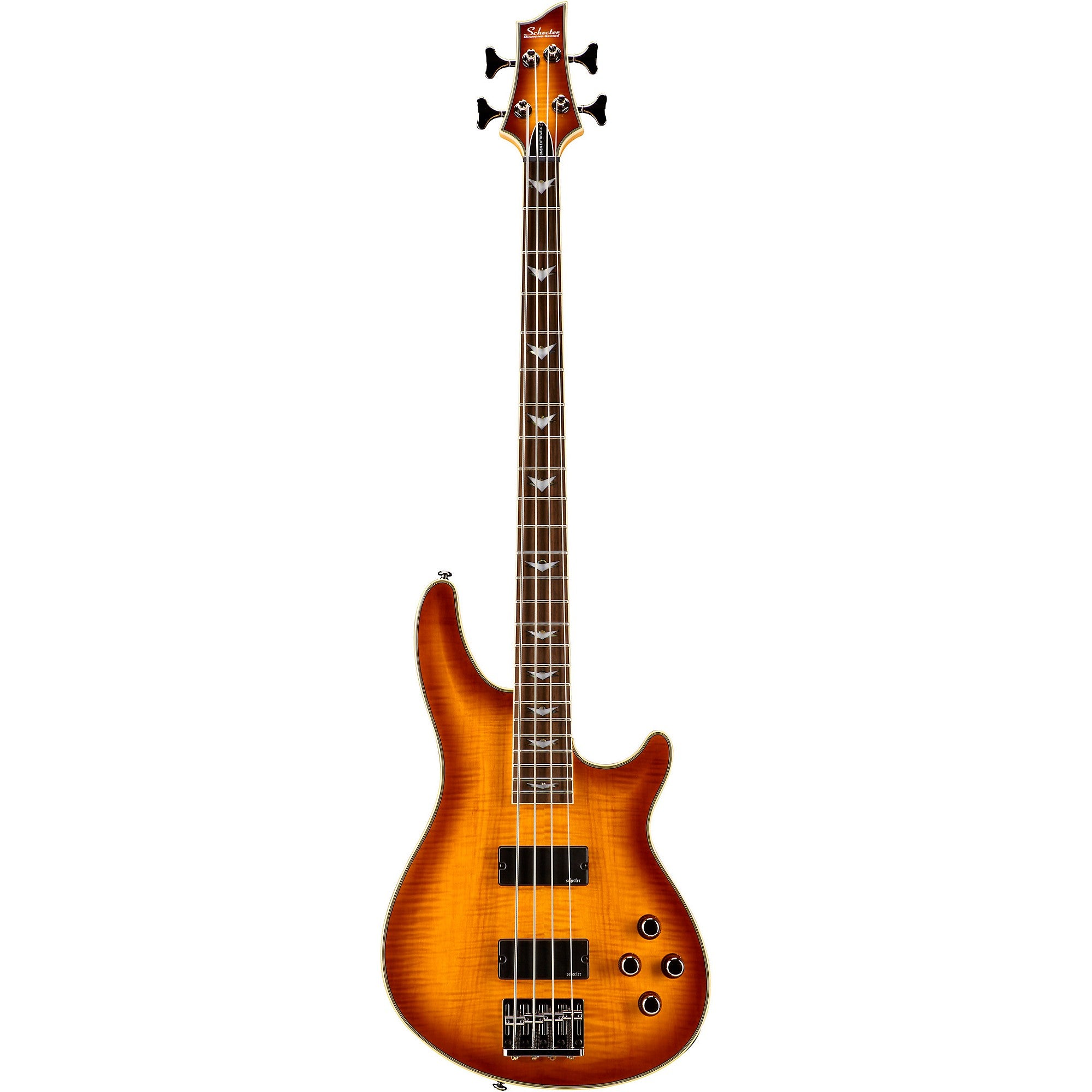 Schecter Guitar Research Omen Extreme-4 Electric Bass Guitar Vintage Sunburst