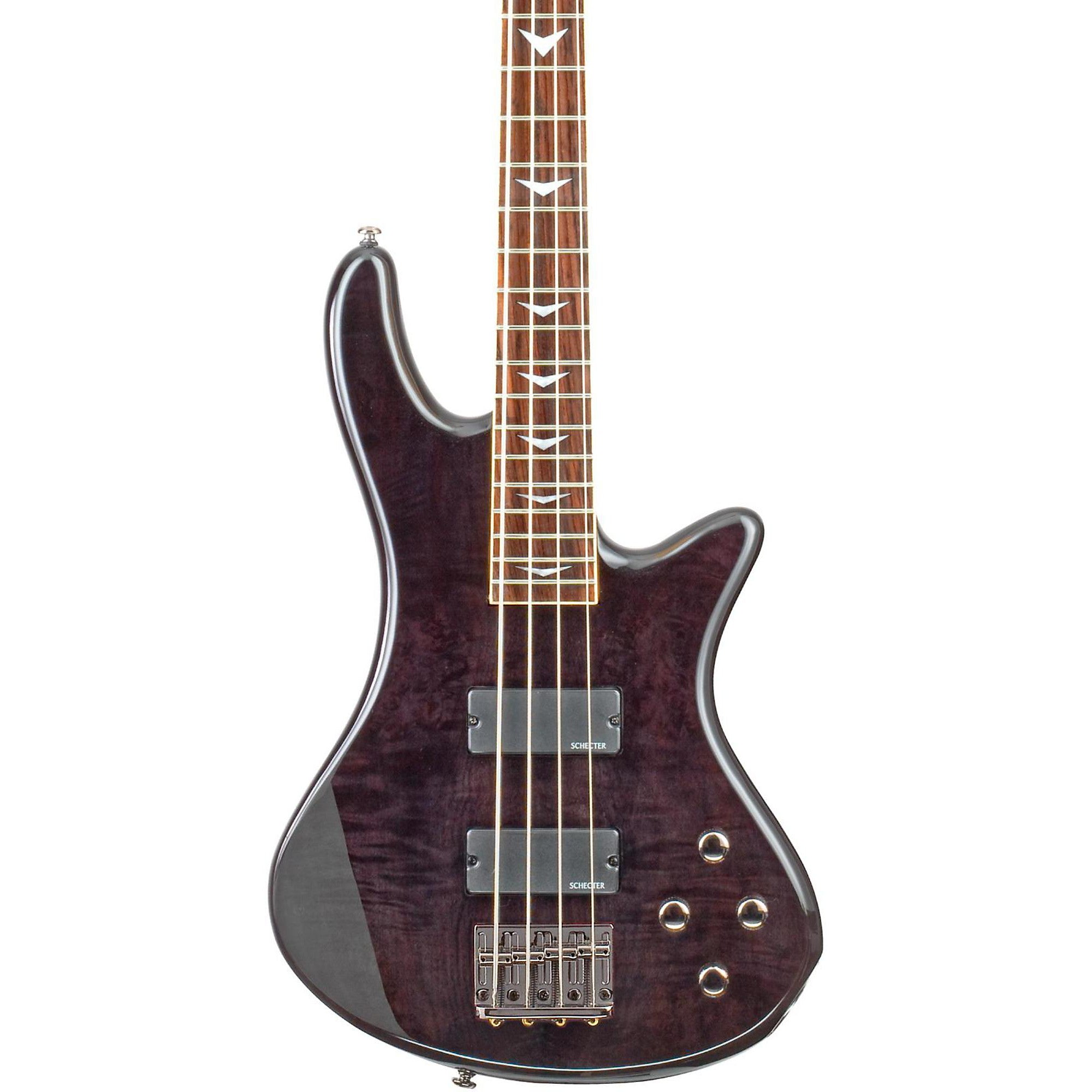 Schecter Guitar Research Stiletto Extreme-4 Bass See-Thru Black