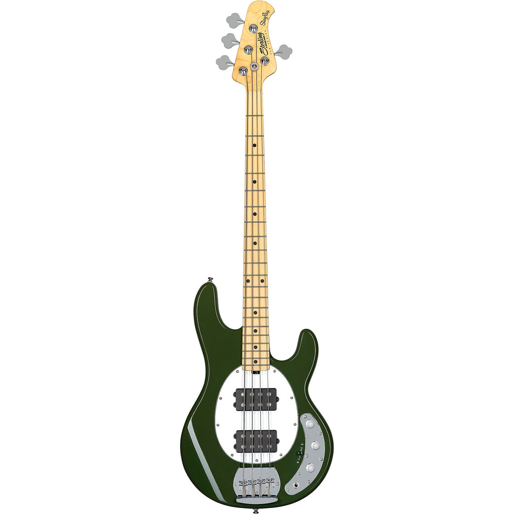 Sterling by Music Man StingRay Ray4HH Maple Fingerboard Electric Bass Olive