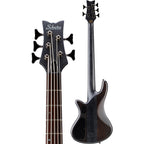 Schecter Guitar Research Stiletto Studio-5 Bass Satin See-Thru Black