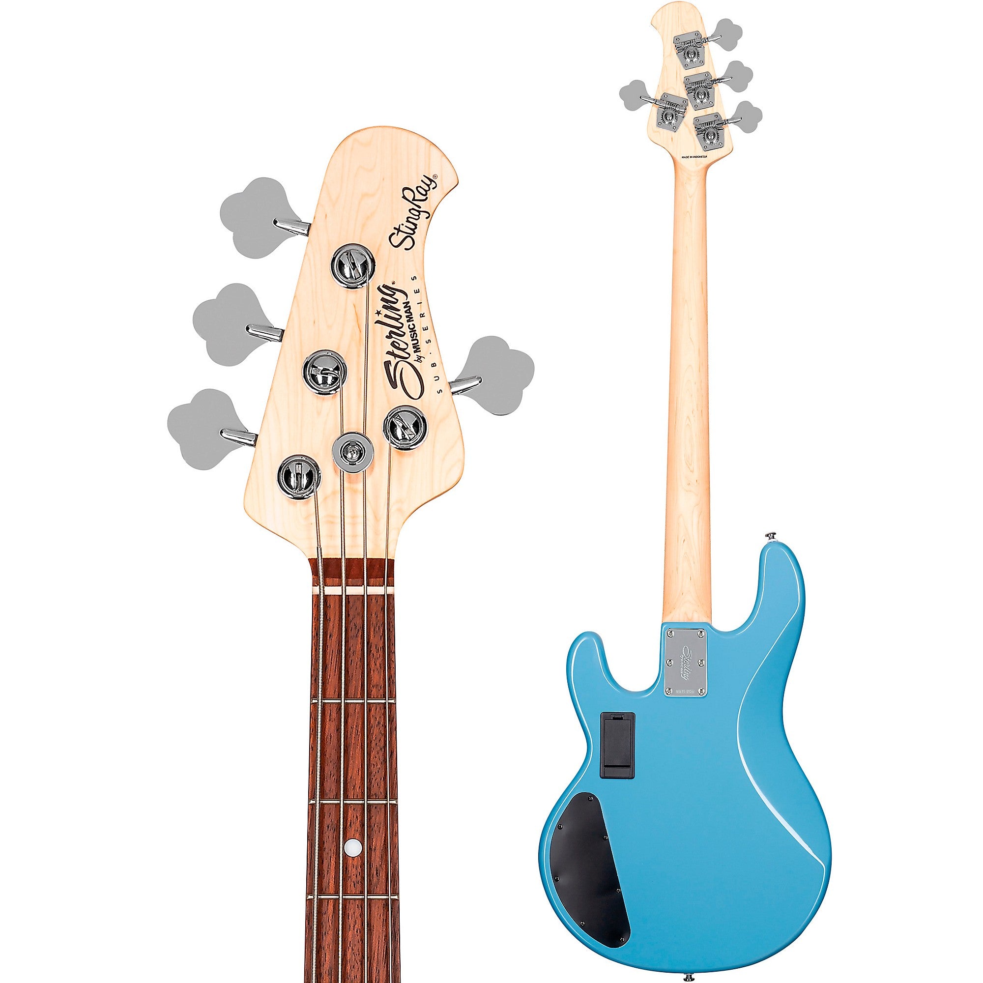 Sterling by Music Man StingRay Ray4HH Electric Bass Chopper Blue