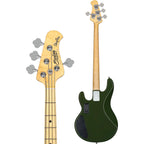 Sterling by Music Man StingRay Ray4HH Maple Fingerboard Electric Bass Olive