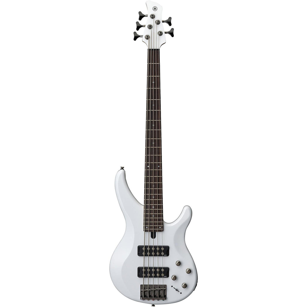 Yamaha TRBX305 5-String Electric Bass White Rosewood Fretboard