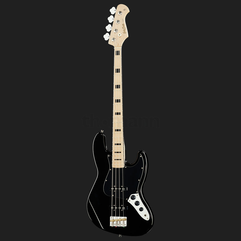 Harley Benton JB-75MN Black Vintage Series