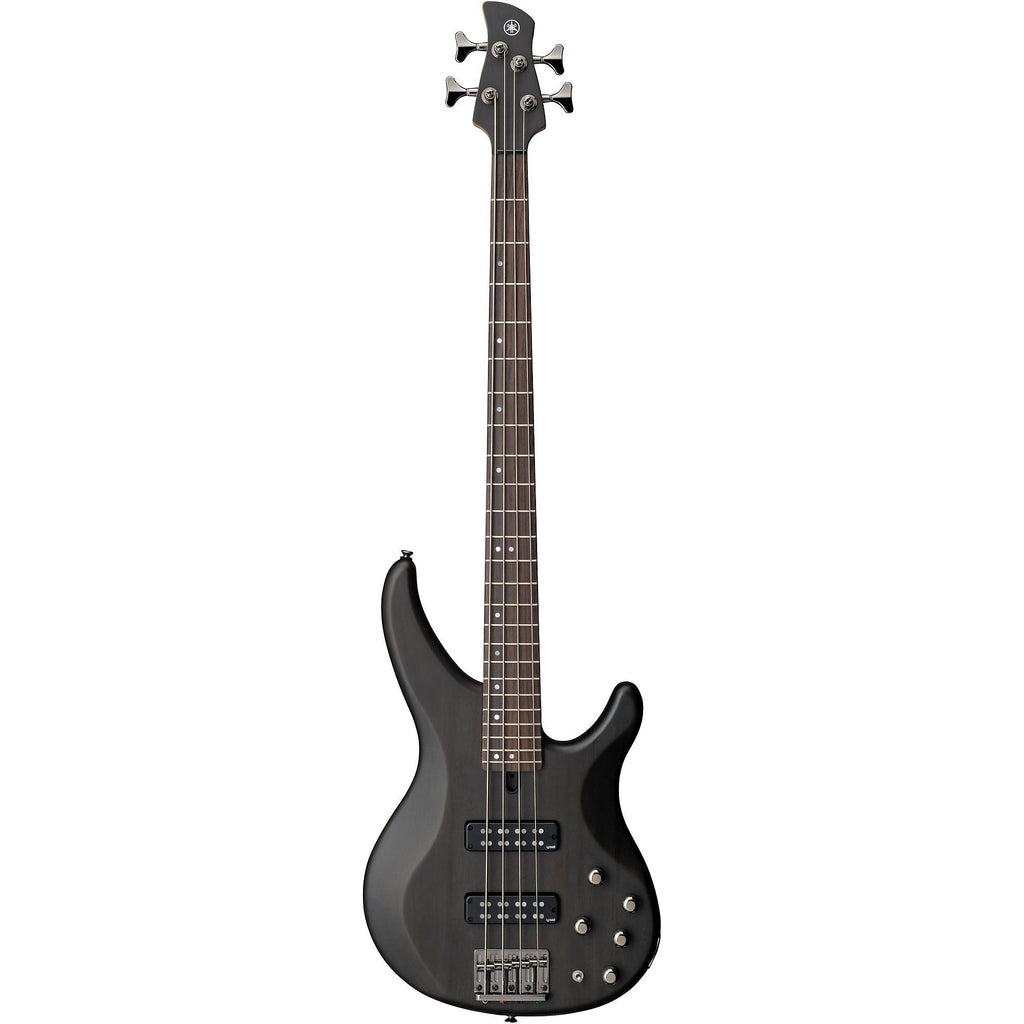 Yamaha TRBX504 4-String Premium Electric Bass Transparent Black Rosewood Fretboard