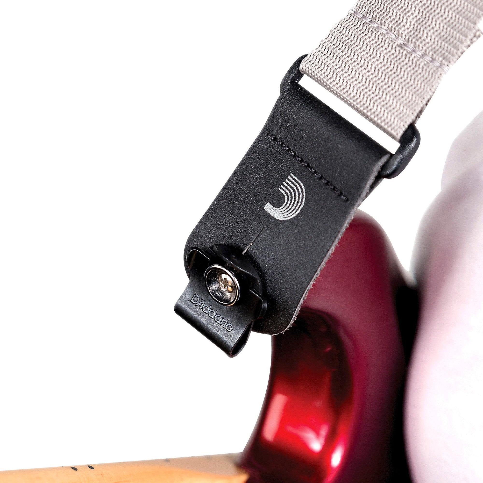 D'Addario Dual-Lock Strap Lock Black