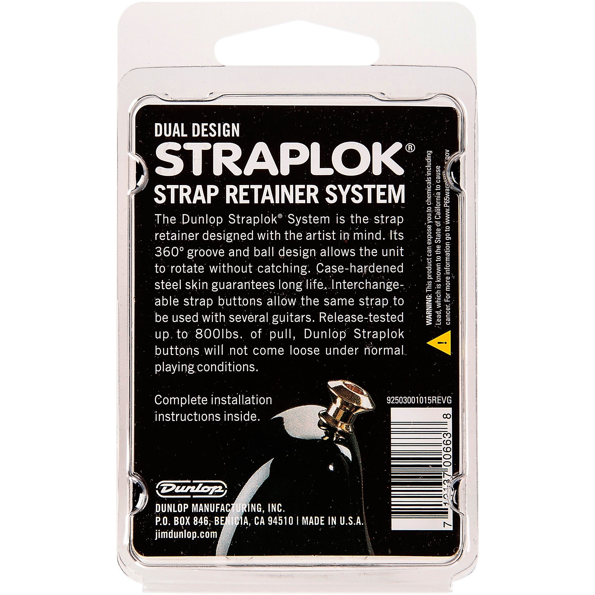 Dunlop Dual-Design Straplok System