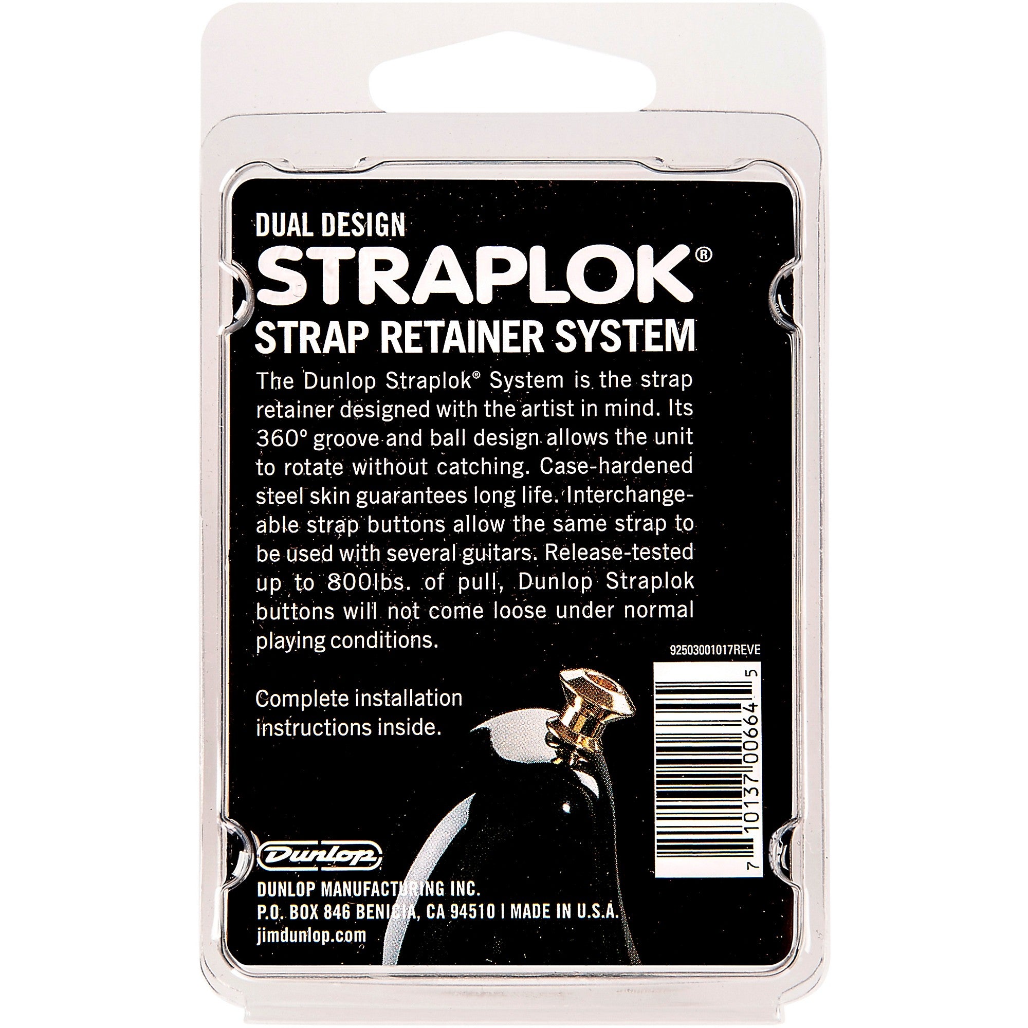 Dunlop Dual-Design Straplok System
