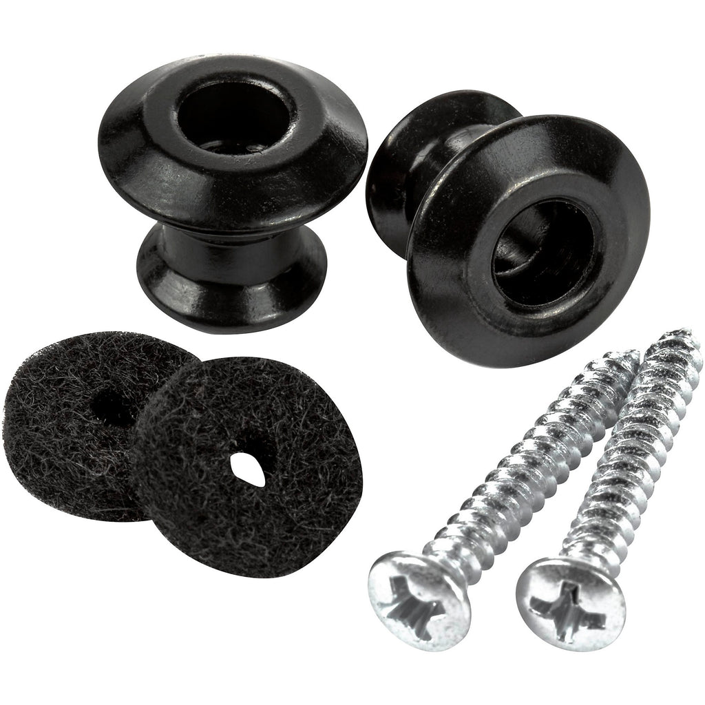 Dunlop STRAPLOK DUAL DESIGN STRAP BUTTON SET - NICKEL - 2/SET