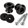 Dunlop STRAPLOK DUAL DESIGN STRAP BUTTON SET - NICKEL - 2/SET