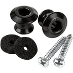 Dunlop STRAPLOK DUAL DESIGN STRAP BUTTON SET - NICKEL - 2/SET