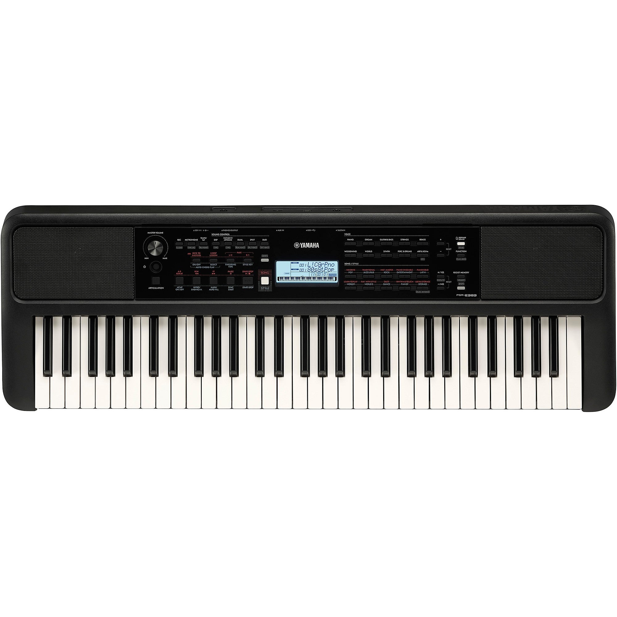 Yamaha PSR-E383 61-Key Portable Keyboard