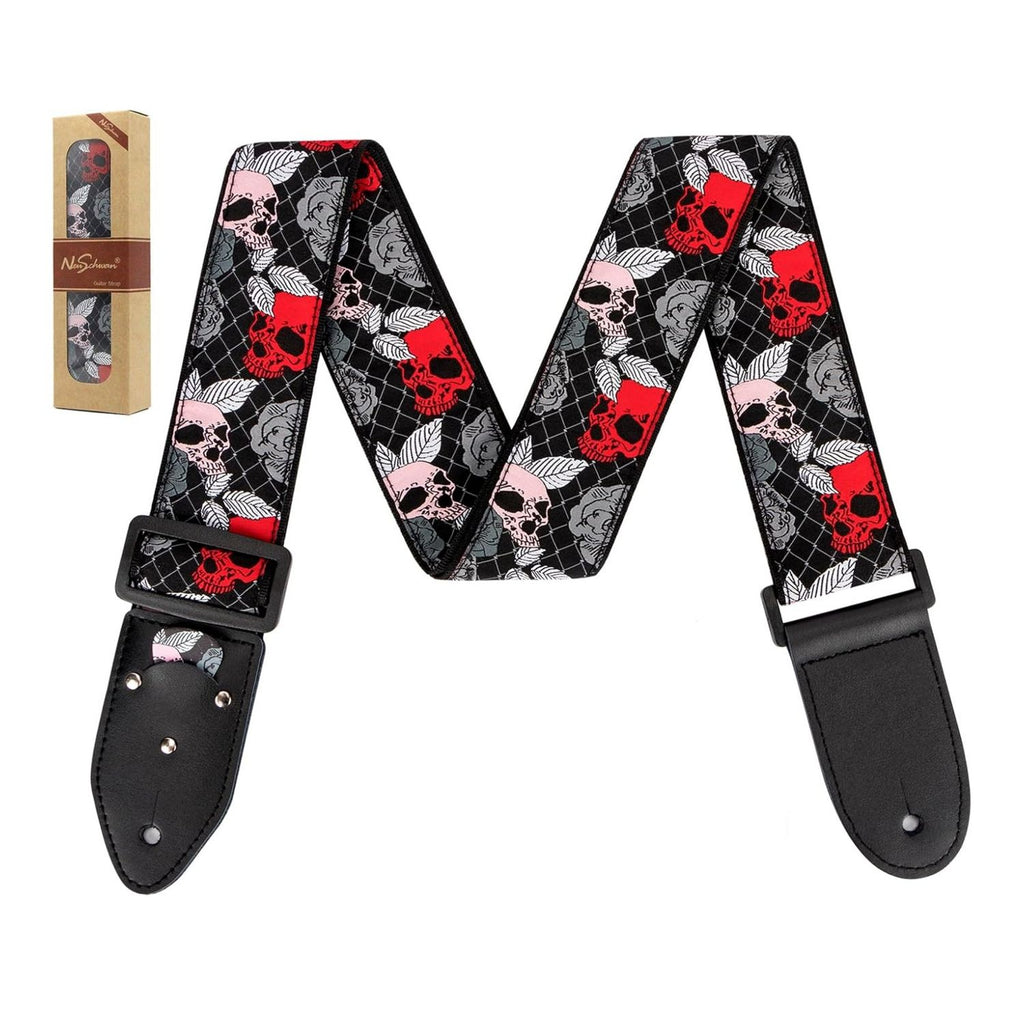 LW Essentials® Basic Woven / Embroidered Jacquard Guitar Strap