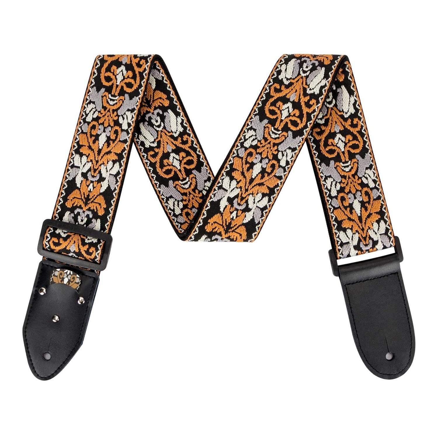 LW Essentials® Basic Woven / Embroidered Jacquard Guitar Strap