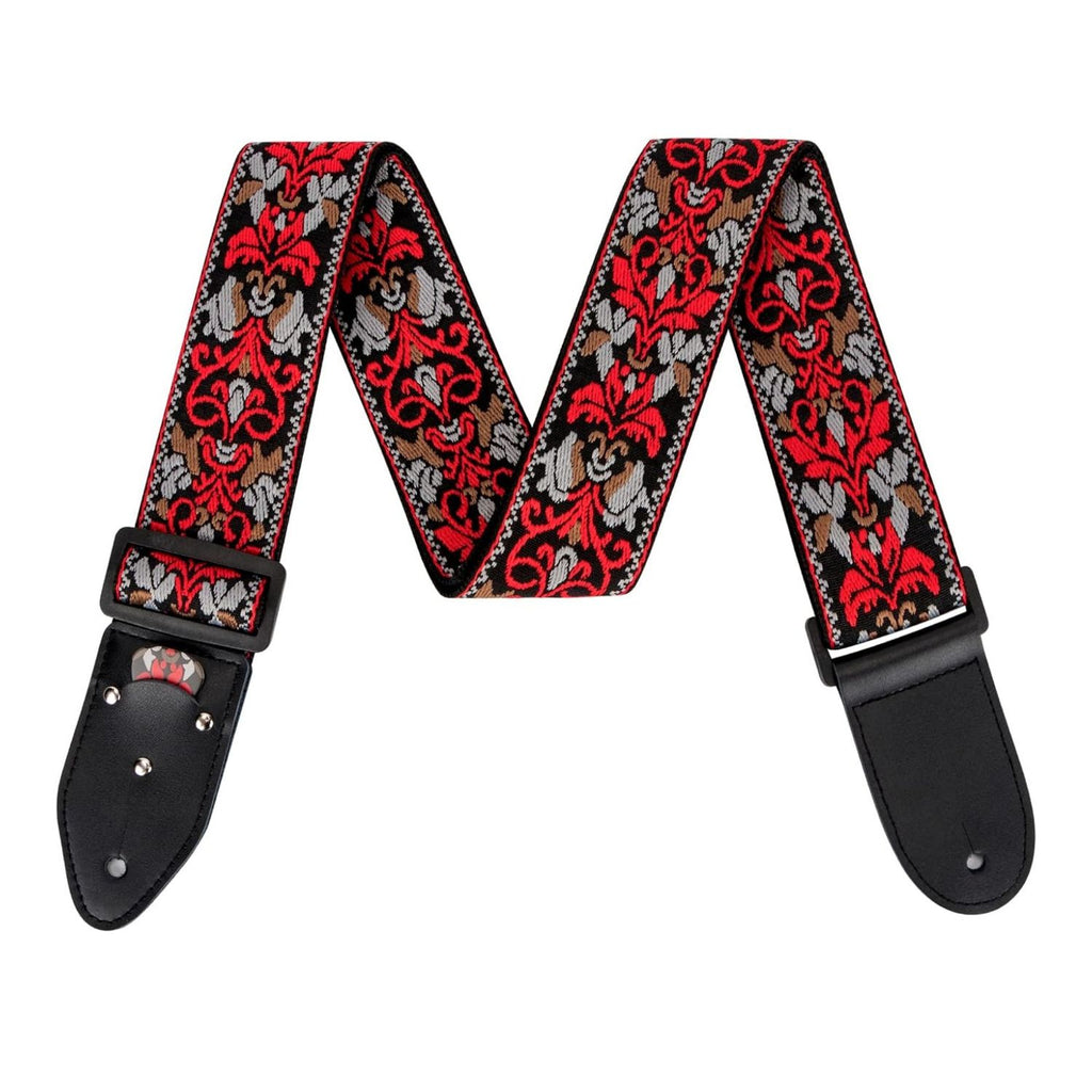 LW Essentials® Basic Woven / Embroidered Jacquard Guitar Strap