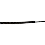 Kyser Leather Guitar Strap With Capo-Keeper Black 2 in.