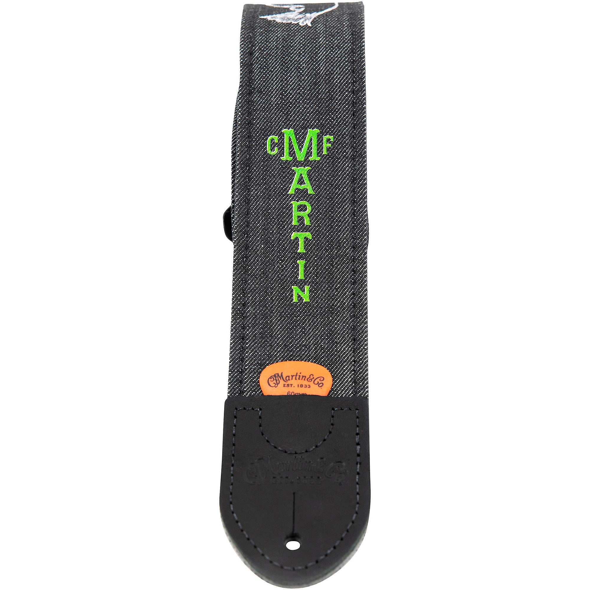 Martin 2-inch Dove Denim Guitar Strap Denim