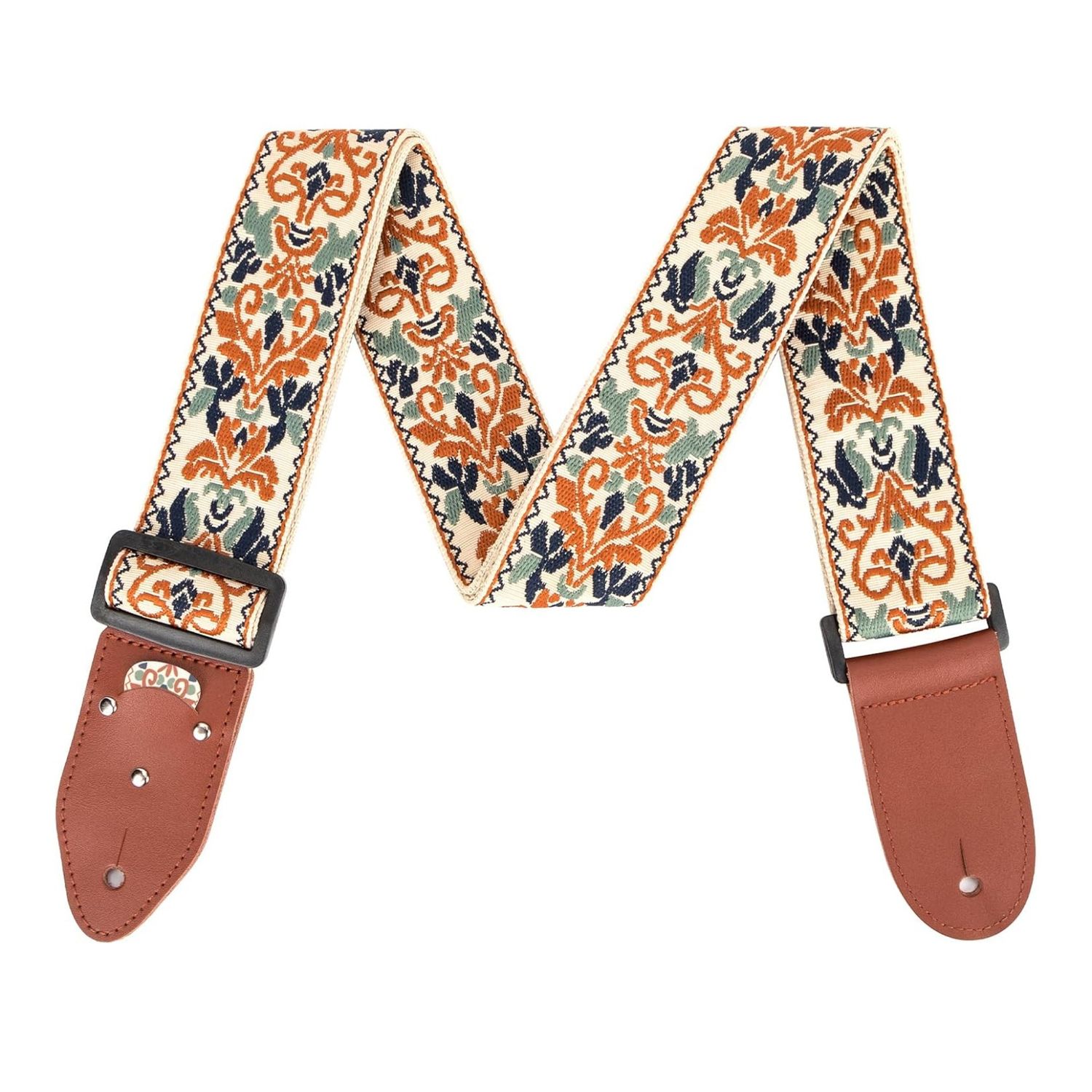 LW Essentials® Basic Woven / Embroidered Jacquard Guitar Strap