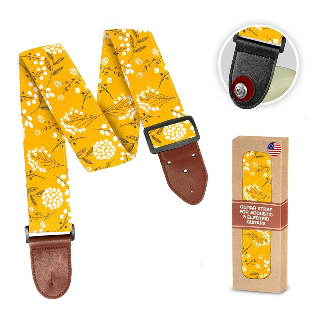 LW Essentials® Basic Woven / Embroidered Jacquard Guitar Strap